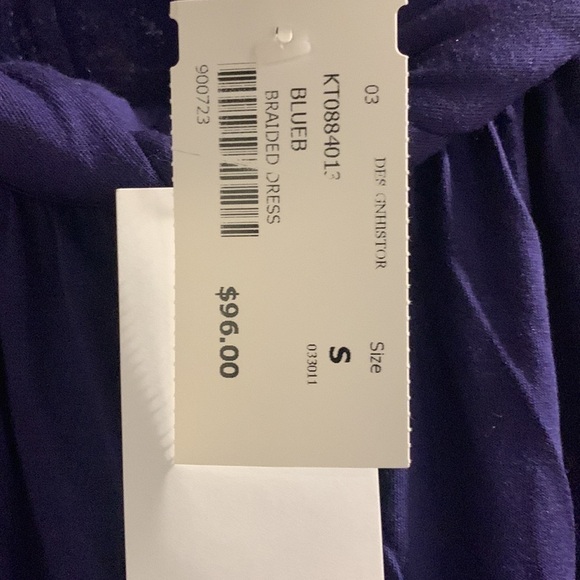 Design History braided dress, color blueberry, size small, NWT - Picture 3 of 3